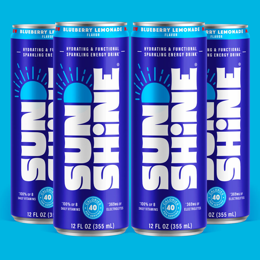 Blueberry Lemonade 12 Pack Sunshine Beverages LLC